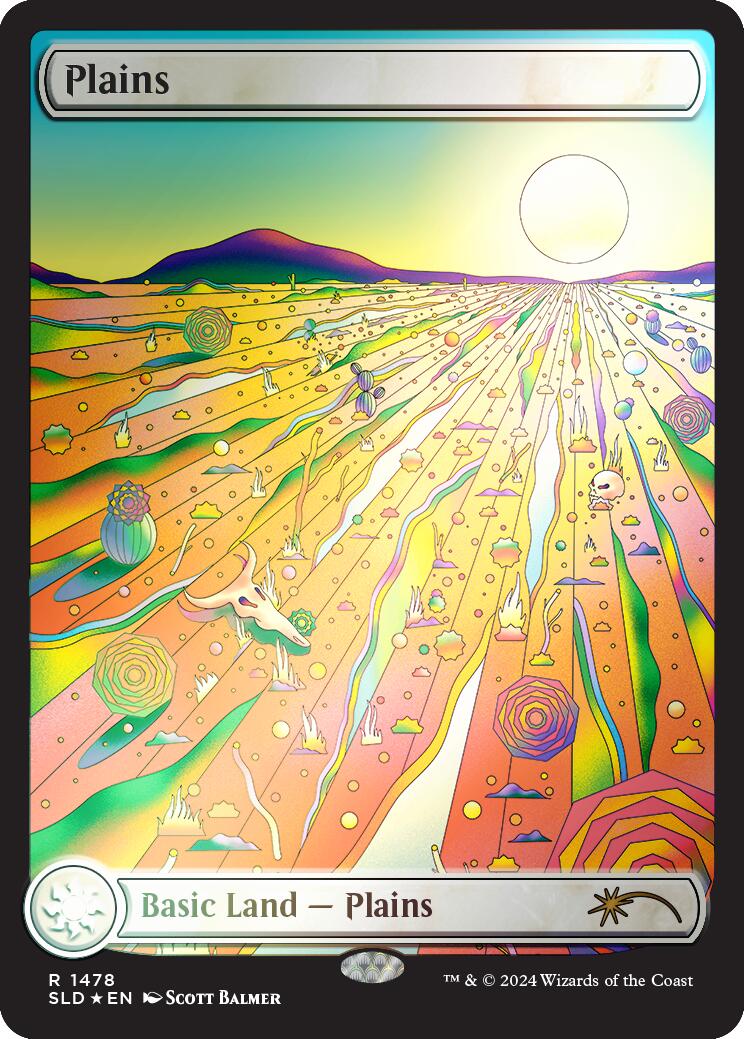 Plains (1478) (Rainbow Foil) [Secret Lair Drop Series] | Tabernacle Games