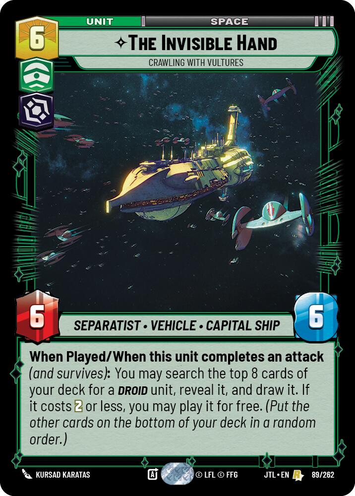 The Invisible Hand - Crawling With Vultures (089/262) (089/257) [Jump to Lightspeed] | Tabernacle Games