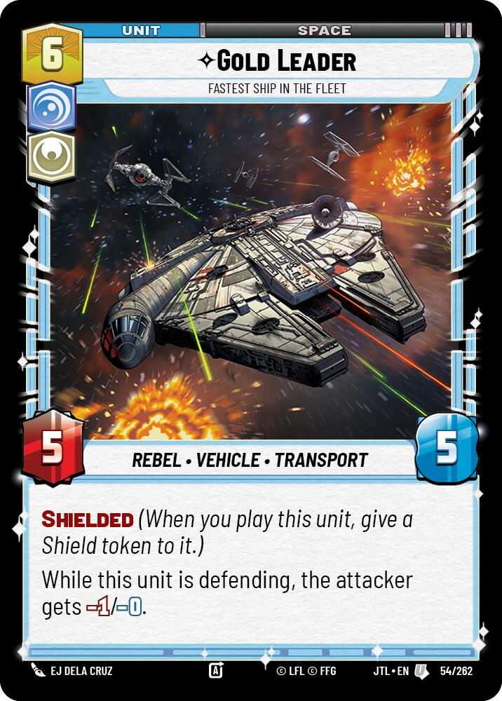 Gold Leader - Fastest Ship in the Fleet (054/262) (054/257) [Jump to Lightspeed] | Tabernacle Games