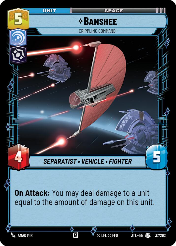 Banshee - Crippling Command (037/262) (037/257) [Jump to Lightspeed] | Tabernacle Games
