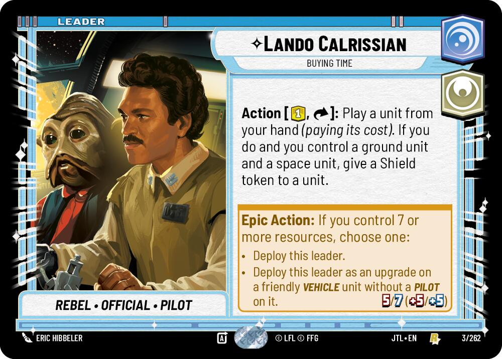Lando Calrissian - Buying Time (003/262) (003/257) [Jump to Lightspeed] | Tabernacle Games