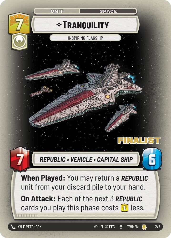 Tranquility - Inspiring Flagship (2/2) (Finalist) (2/2) [Store Showdown Promos] | Tabernacle Games