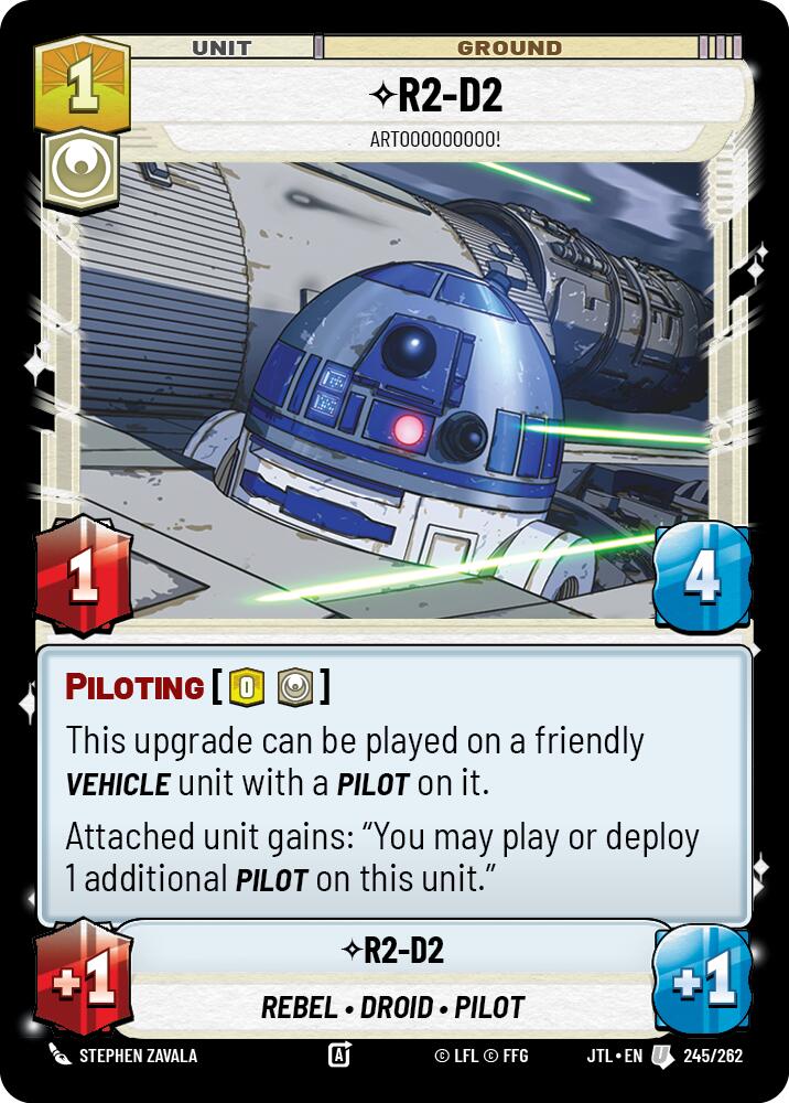 R2-D2 - Artooooooooo! (245/262) (245/257) [Jump to Lightspeed] | Tabernacle Games