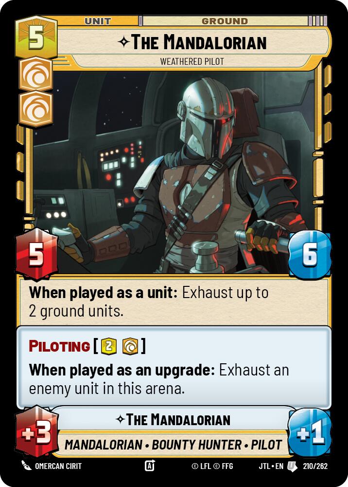 The Mandalorian - Weathered Pilot (210/262) (210/257) [Jump to Lightspeed] | Tabernacle Games