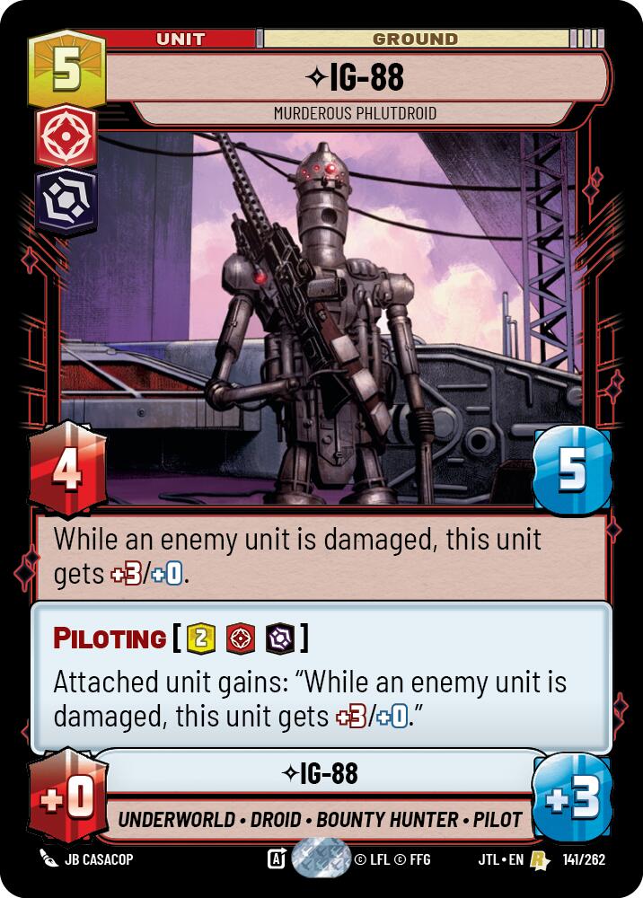 IG-88 - Murderous Phlutdroid (141/262) (141/257) [Jump to Lightspeed] | Tabernacle Games