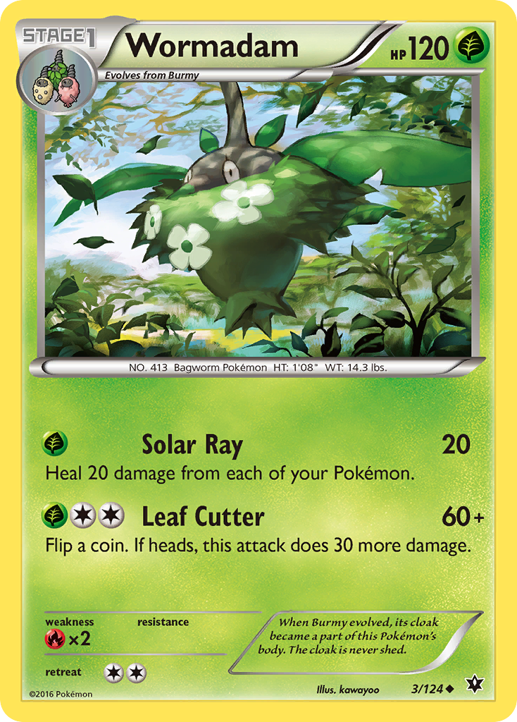 Wormadam (3/124) [XY: Fates Collide] | Tabernacle Games