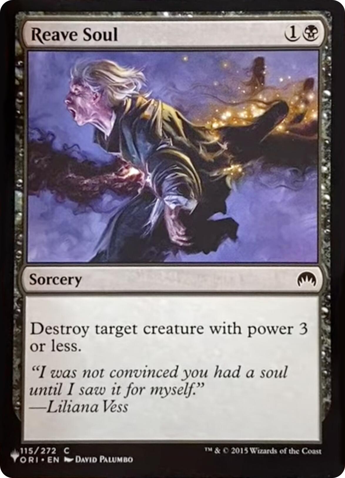 Reave Soul [The List] | Tabernacle Games
