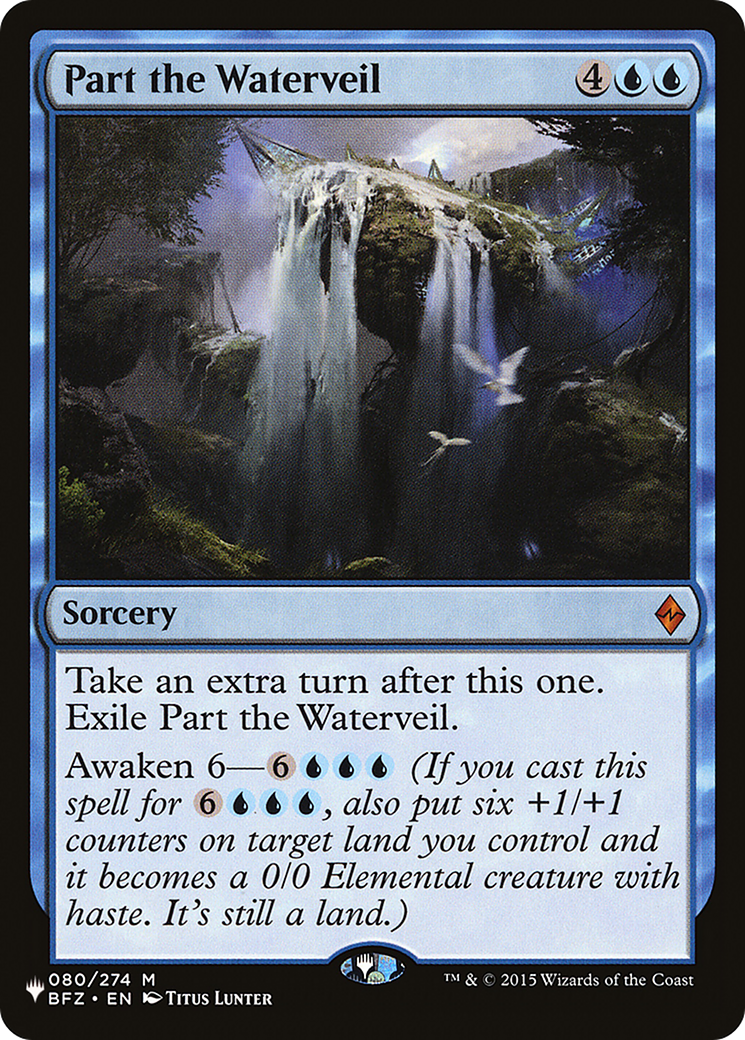 Part the Waterveil [The List] | Tabernacle Games