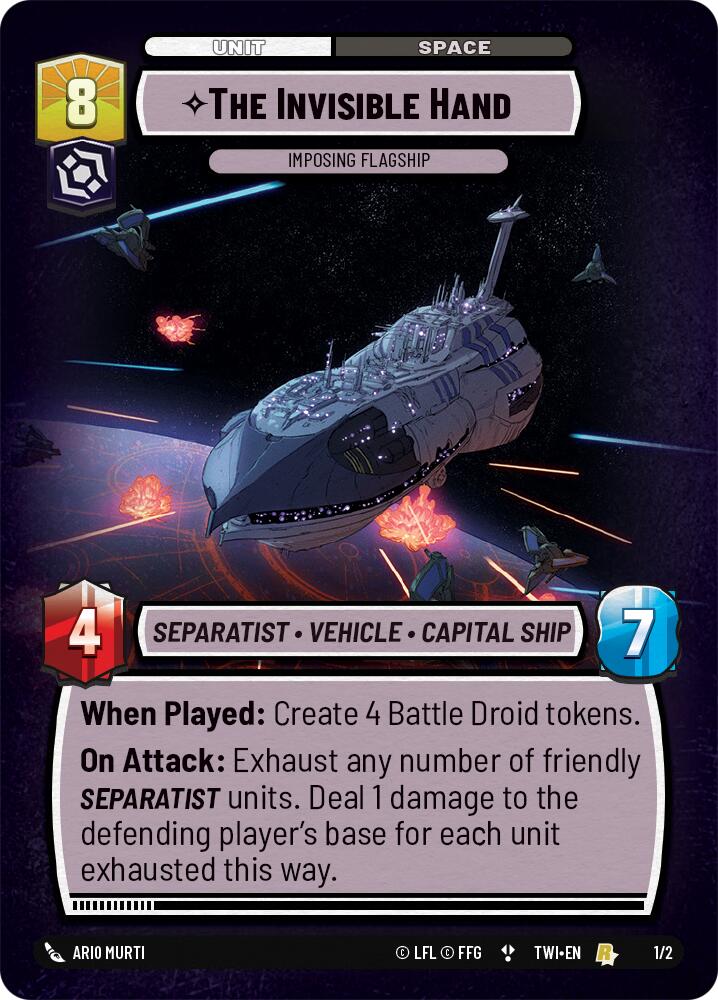 The Invisible Hand - Imposing Flagship (Store Showdown) (1/2) [Twilight of the Republic Promos] | Tabernacle Games