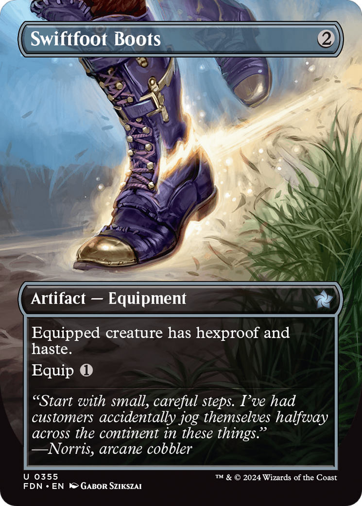 Swiftfoot Boots (Borderless) [Foundations] | Tabernacle Games