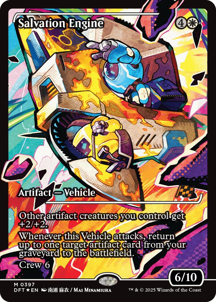 Salvation Engine (Showcase) (Japanese) [Aetherdrift] | Tabernacle Games