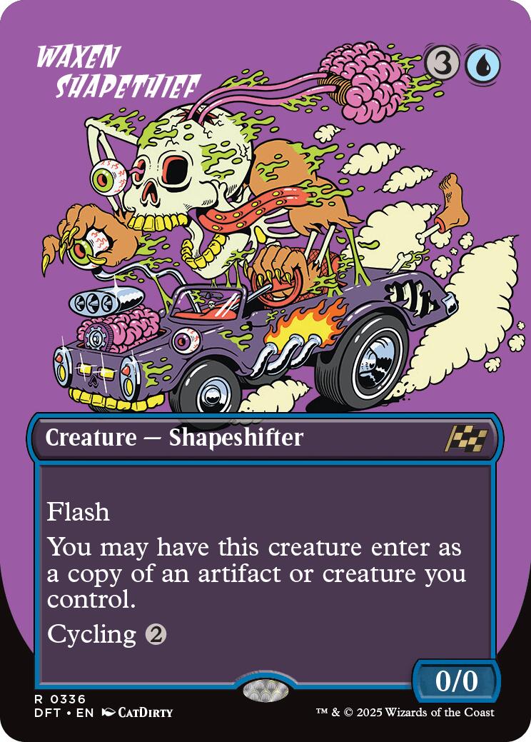 Waxen Shapethief (Borderless) [Aetherdrift] | Tabernacle Games