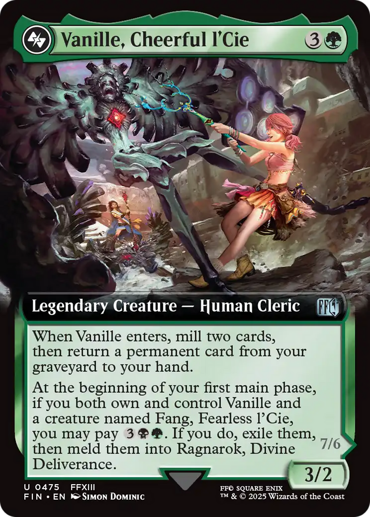 Vanille, Cheerful l'Cie // Ragnarok, Divine Deliverance (Extended Art) [FINAL FANTASY] | Tabernacle Games