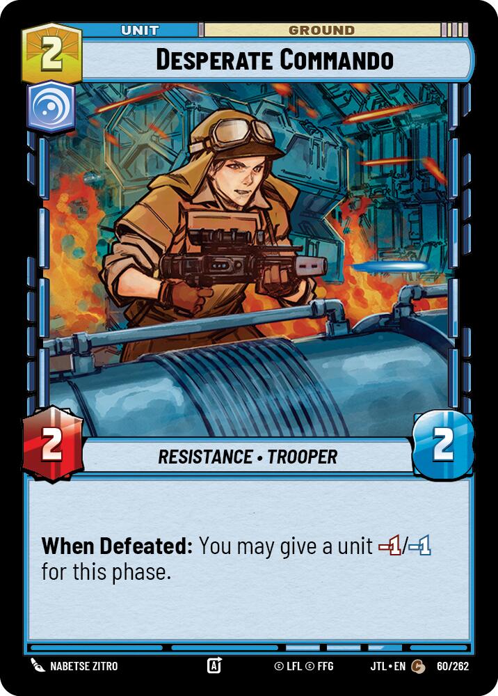 Desperate Commando (060/262) (060/257) [Jump to Lightspeed] | Tabernacle Games