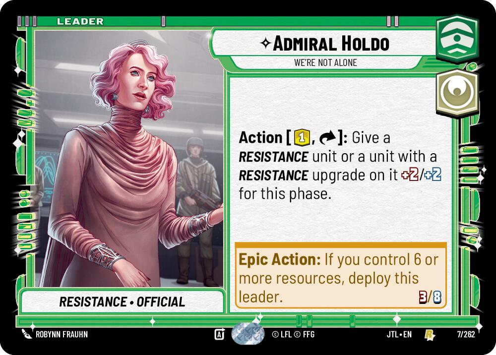 Admiral Holdo - We're Not Alone (007/262) (007/257) [Jump to Lightspeed] | Tabernacle Games