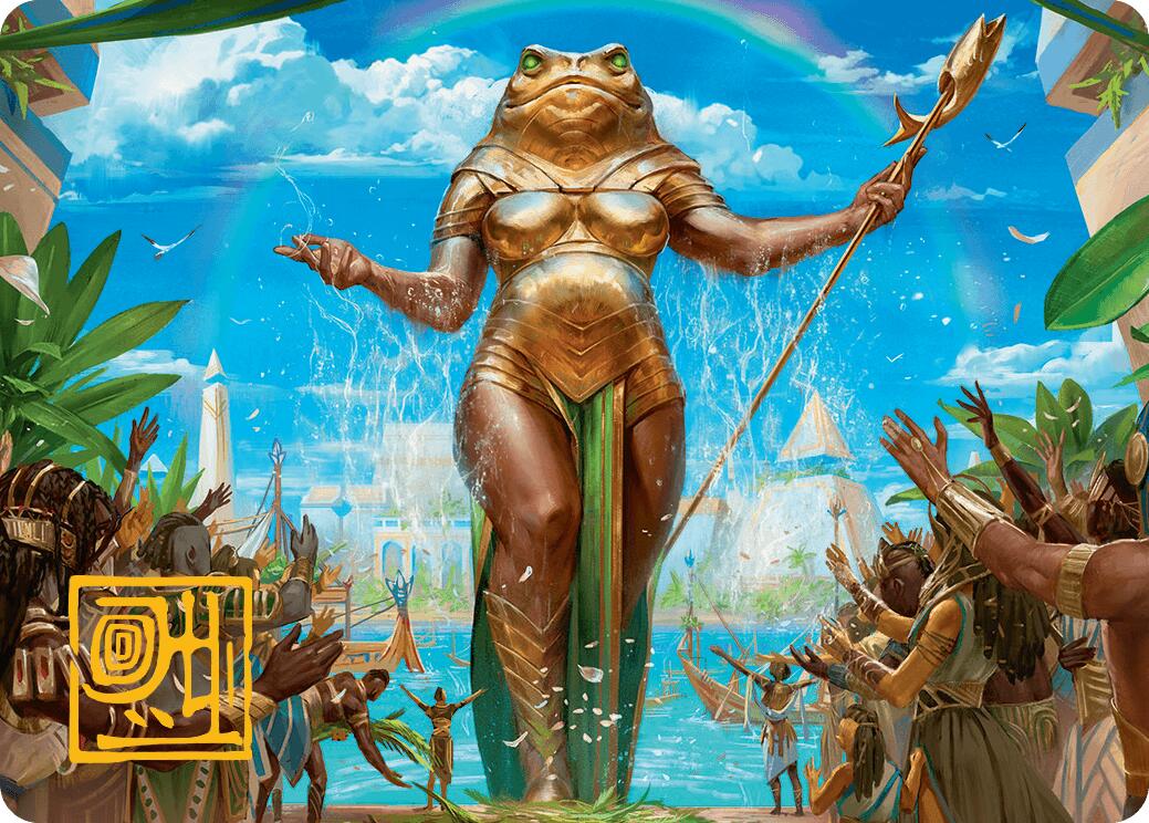 Sab-Sunen, Luxa Embodied Art Card (Gold-Stamped Signature) [Aetherdrift Art Series] | Tabernacle Games