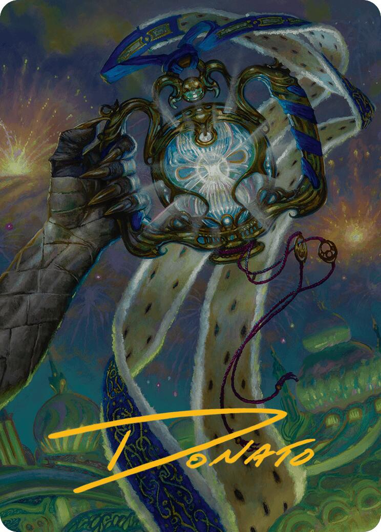 The Aetherspark Art Card (Gold-Stamped Signature) [Aetherdrift Art Series] | Tabernacle Games