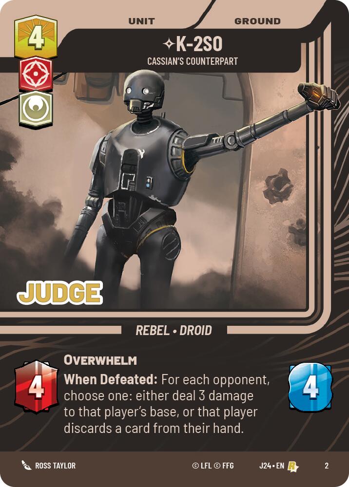 K-2SO - Cassian's Counterpart (2) (2) [Judge Promos] | Tabernacle Games