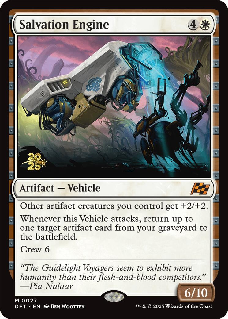 Salvation Engine [Aetherdrift Prerelease Promos] | Tabernacle Games