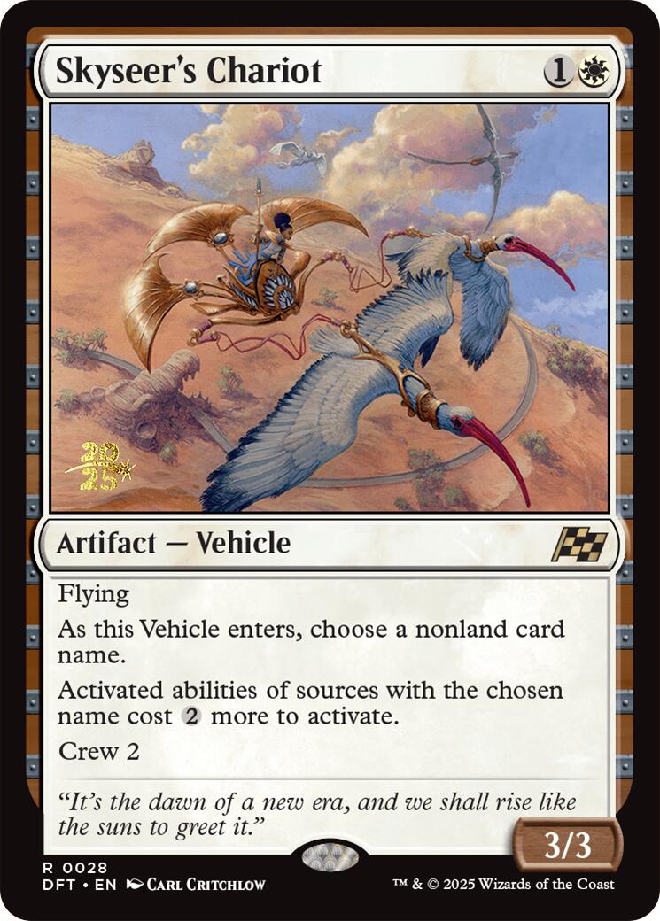 Skyseer's Chariot [Aetherdrift Prerelease Promos] | Tabernacle Games