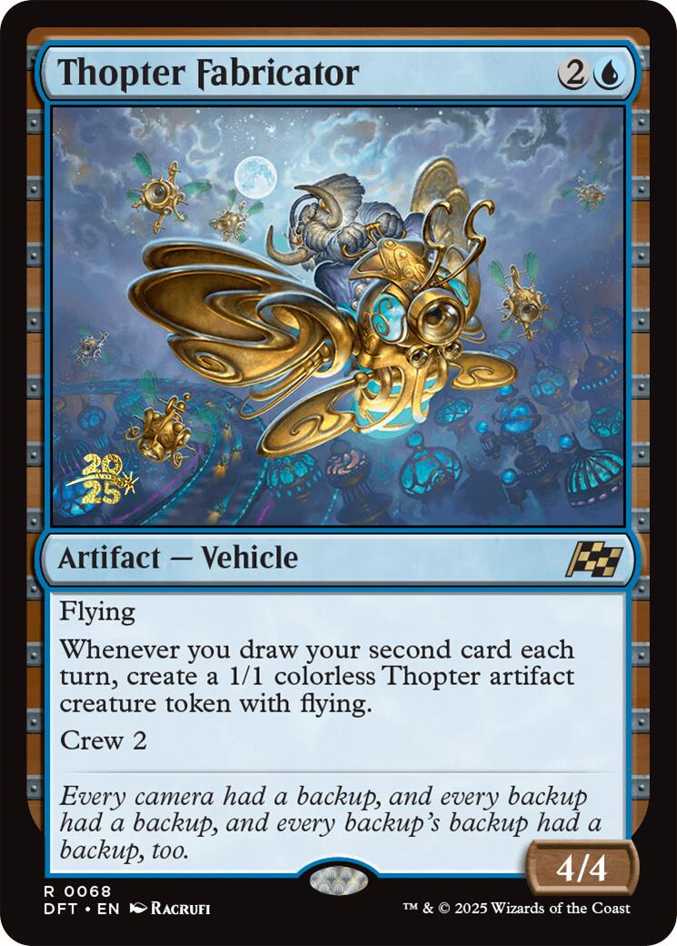 Thopter Fabricator [Aetherdrift Prerelease Promos] | Tabernacle Games