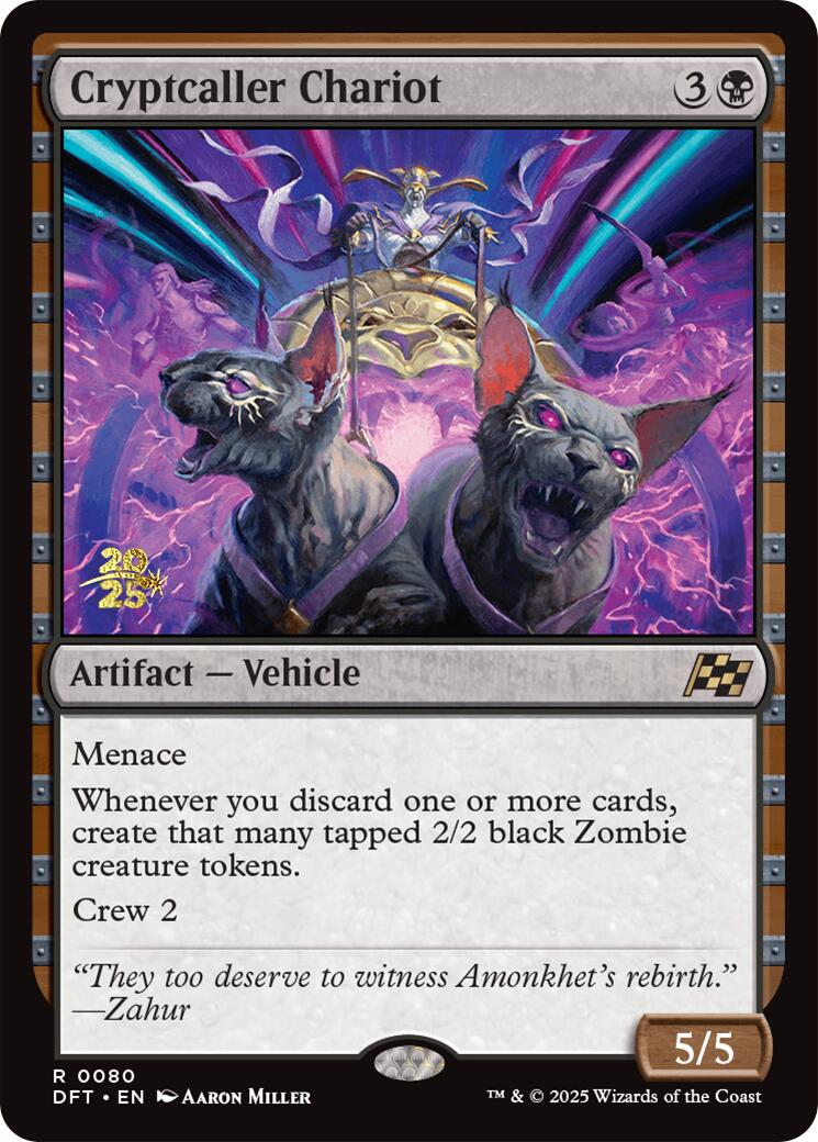 Cryptcaller Chariot [Aetherdrift Prerelease Promos] | Tabernacle Games