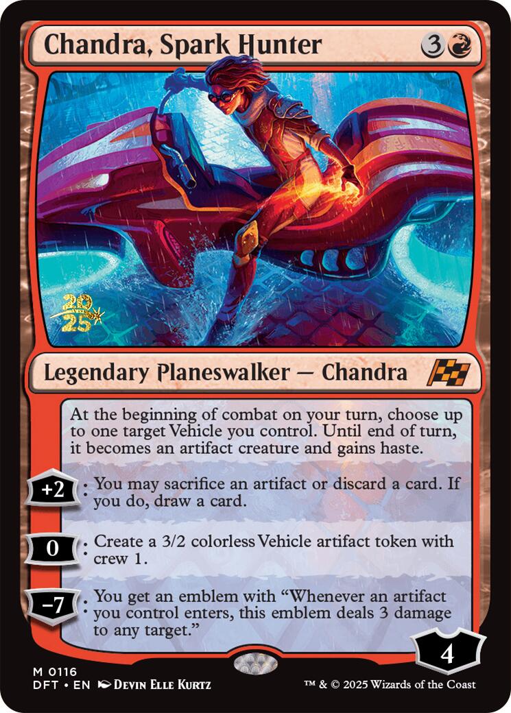 Chandra, Spark Hunter [Aetherdrift Prerelease Promos] | Tabernacle Games