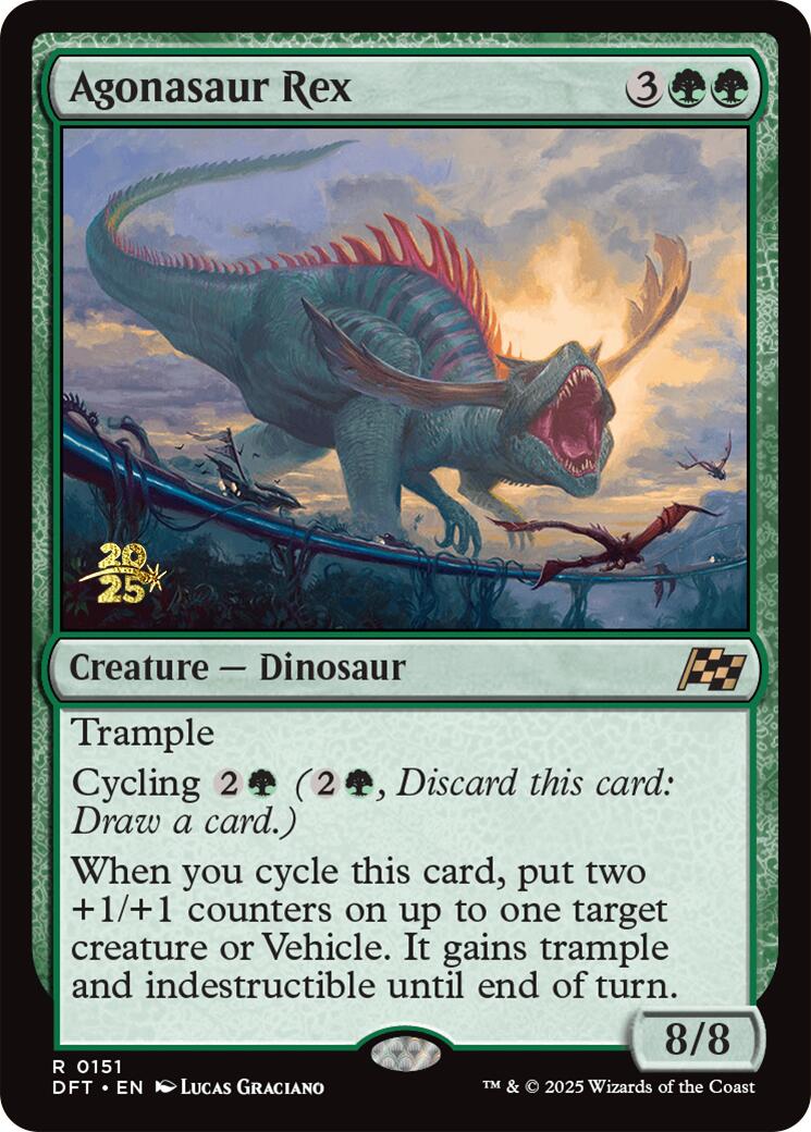 Agonasaur Rex [Aetherdrift Prerelease Promos] | Tabernacle Games