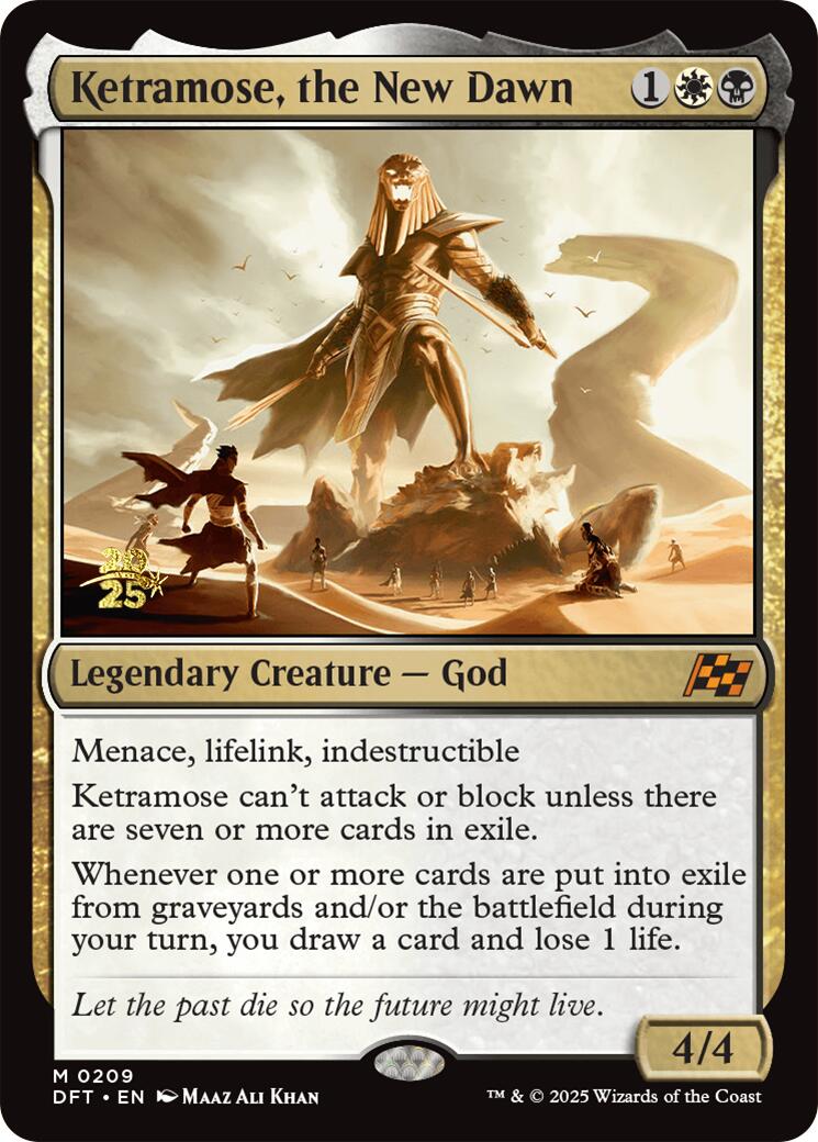 Ketramose, the New Dawn [Aetherdrift Prerelease Promos] | Tabernacle Games