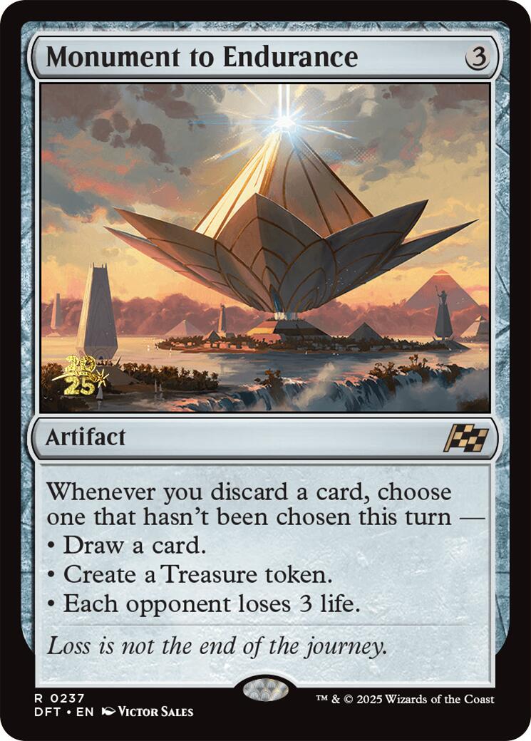 Monument to Endurance [Aetherdrift Prerelease Promos] | Tabernacle Games