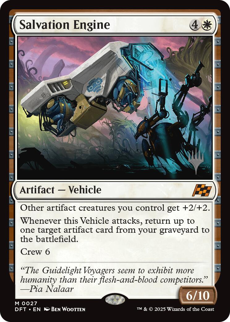 Salvation Engine (Promo Pack) [Aetherdrift Promos] | Tabernacle Games