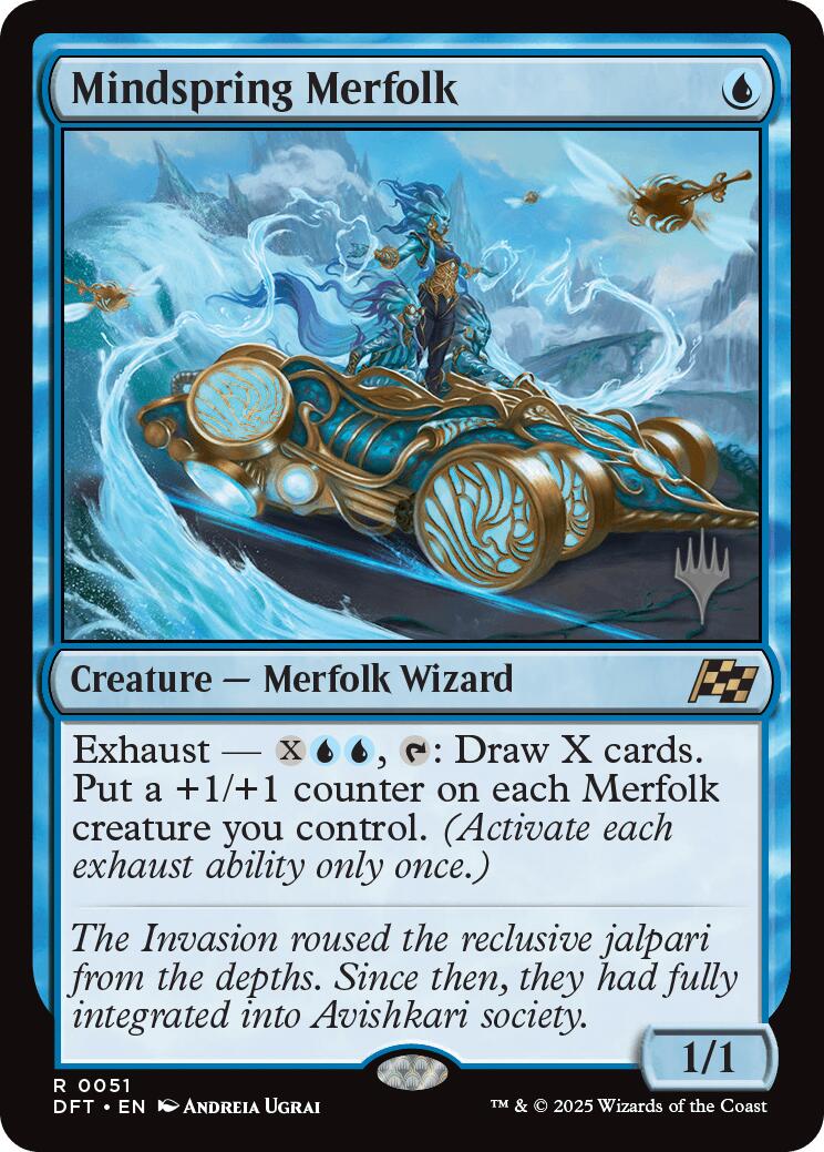 Mindspring Merfolk (Promo Pack) [Aetherdrift Promos] | Tabernacle Games