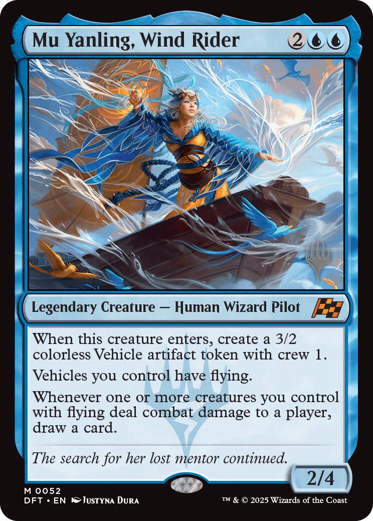 Mu Yanling, Wind Rider (Promo Pack) [Aetherdrift Promos] | Tabernacle Games