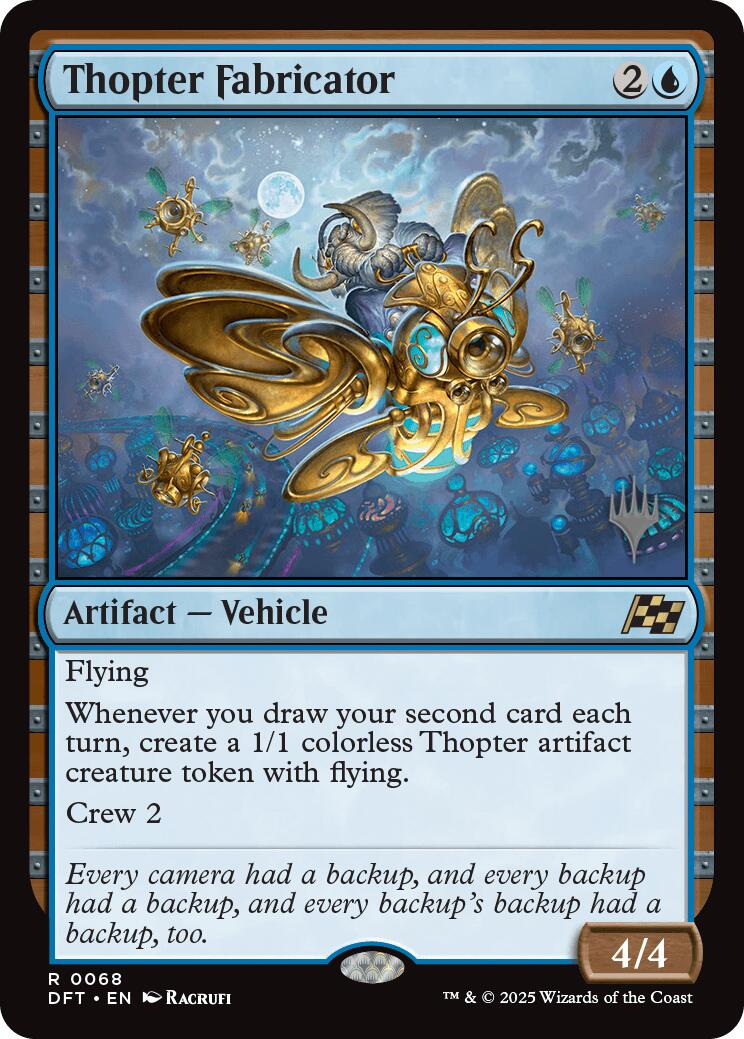 Thopter Fabricator (Promo Pack) [Aetherdrift Promos] | Tabernacle Games