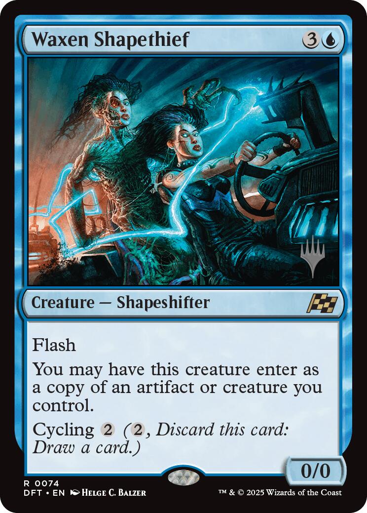 Waxen Shapethief (Promo Pack) [Aetherdrift Promos] | Tabernacle Games