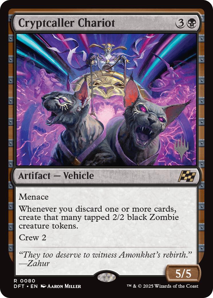 Cryptcaller Chariot (Promo Pack) [Aetherdrift Promos] | Tabernacle Games