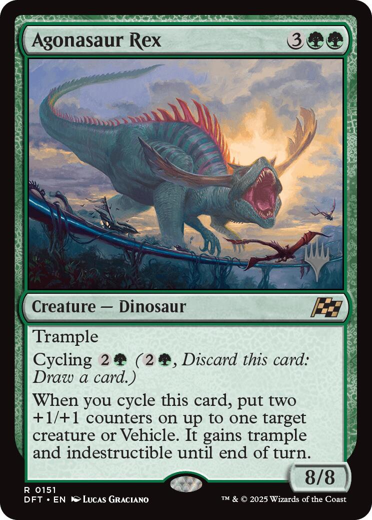 Agonasaur Rex (Promo Pack) [Aetherdrift Promos] | Tabernacle Games