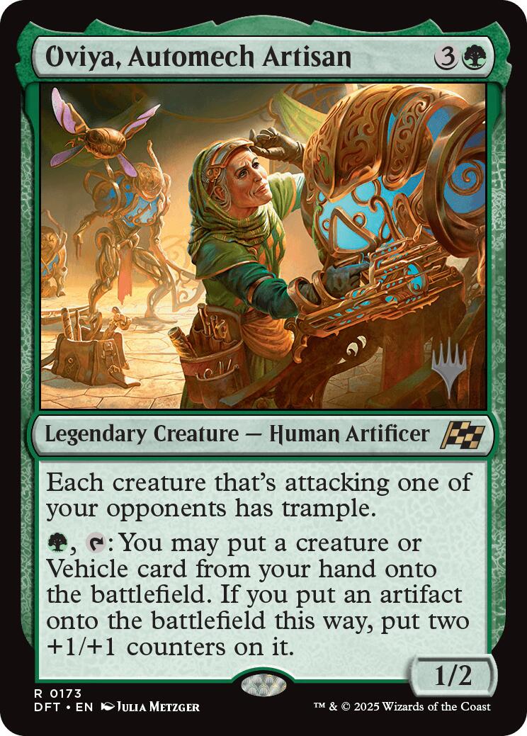 Oviya, Automech Artisan (Promo Pack) [Aetherdrift Promos] | Tabernacle Games