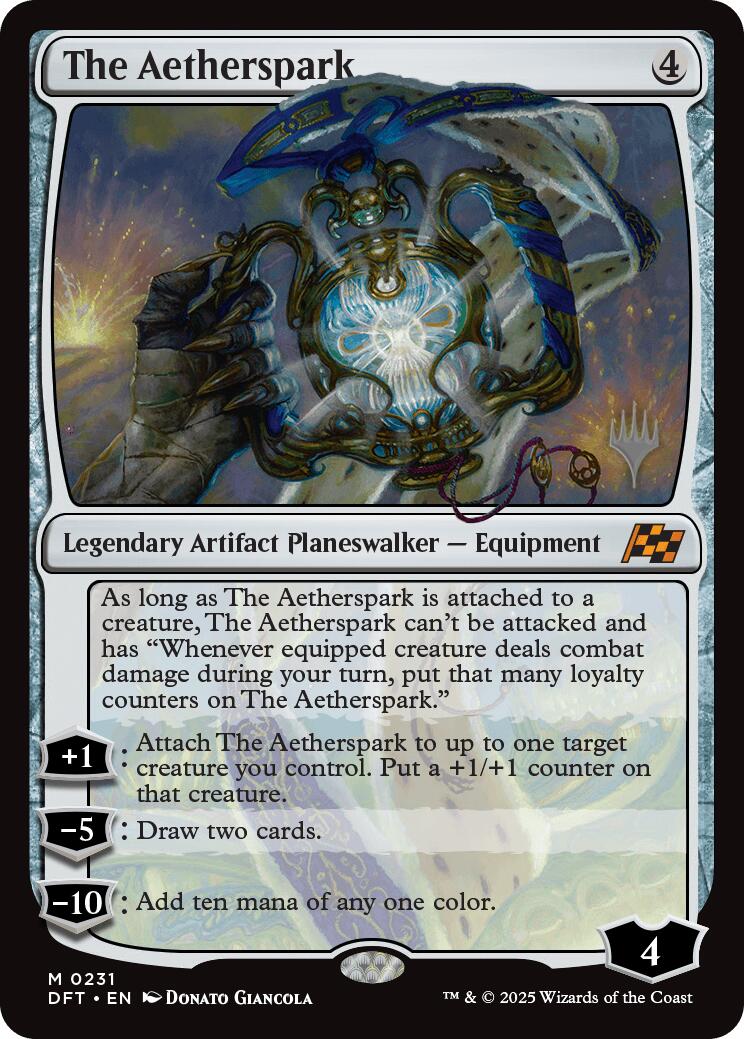 The Aetherspark (Promo Pack) [Aetherdrift Promos] | Tabernacle Games