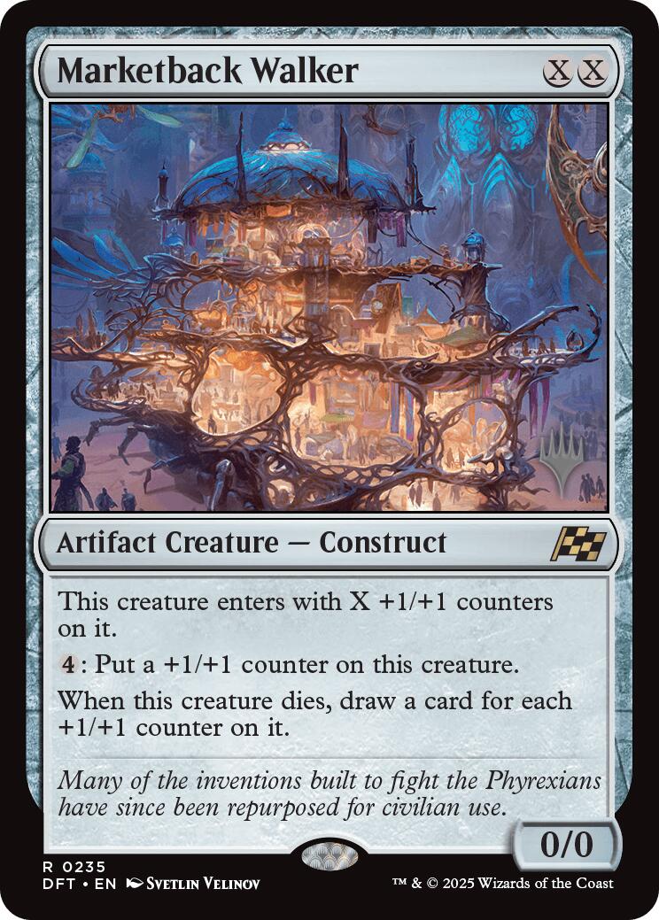 Marketback Walker (Promo Pack) [Aetherdrift Promos] | Tabernacle Games