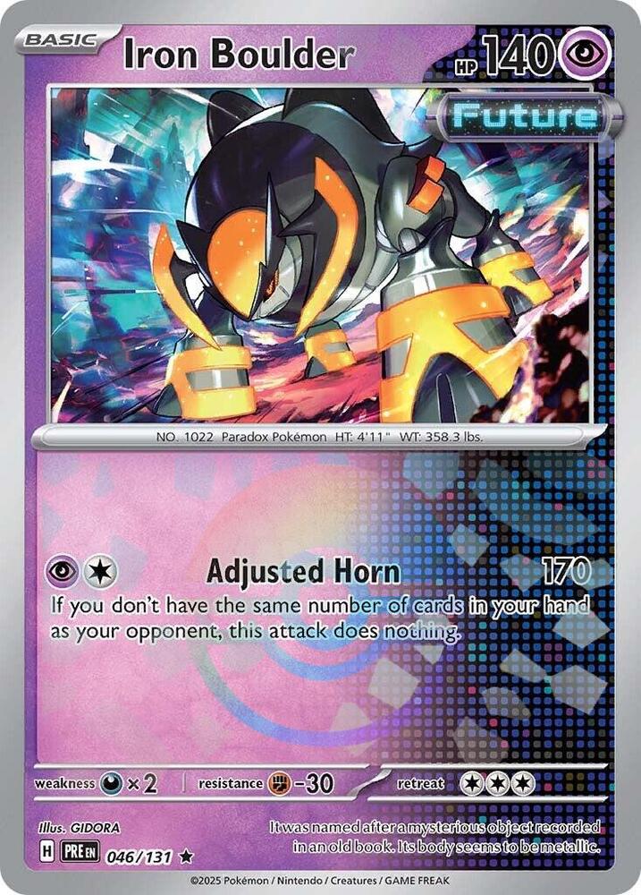 Iron Boulder (046/131) (Poke Ball Pattern) [Scarlet & Violet: Prismatic Evolutions] | Tabernacle Games