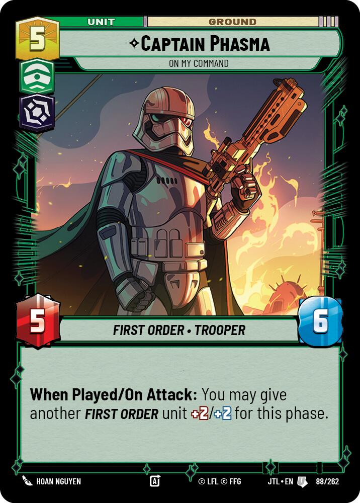 Captain Phasma - On My Command (088/262) (088/257) [Jump to Lightspeed] | Tabernacle Games