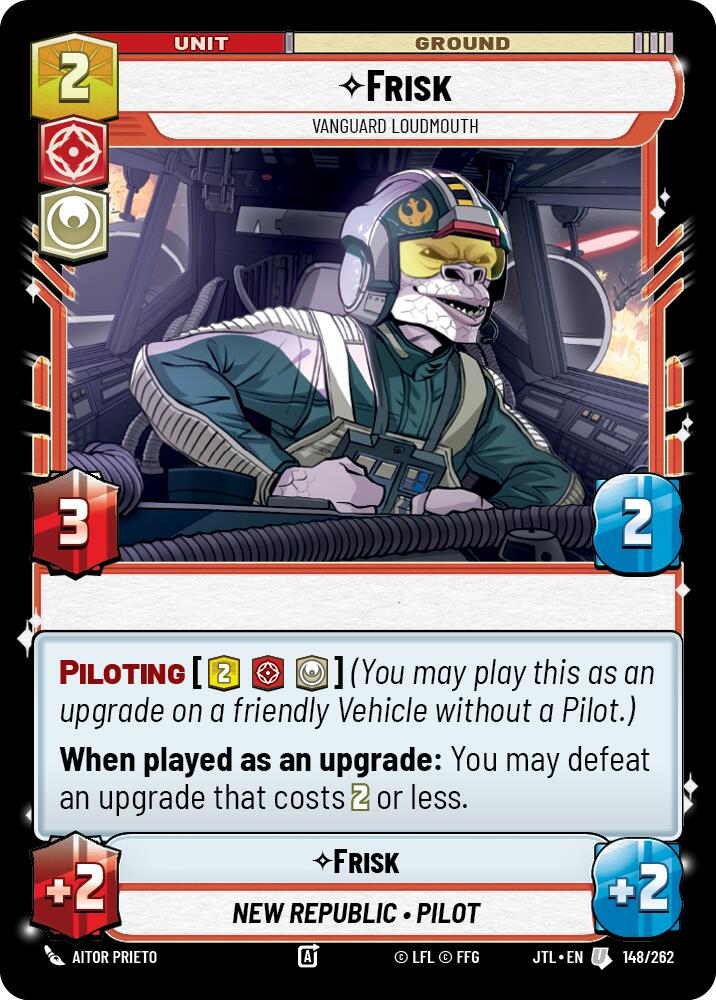 Frisk - Vanguard Loudmouth (148/262) (148/257) [Jump to Lightspeed] | Tabernacle Games