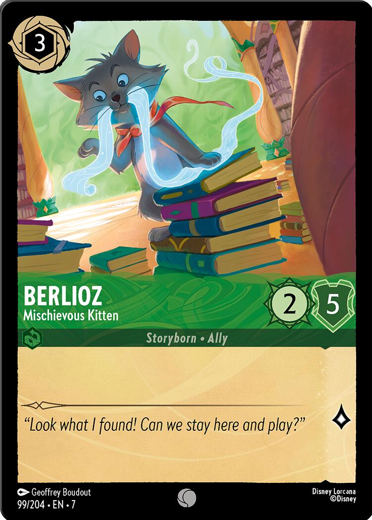 Berlioz - Mischievous Kitten (99/204) [Archazia's Island] | Tabernacle Games