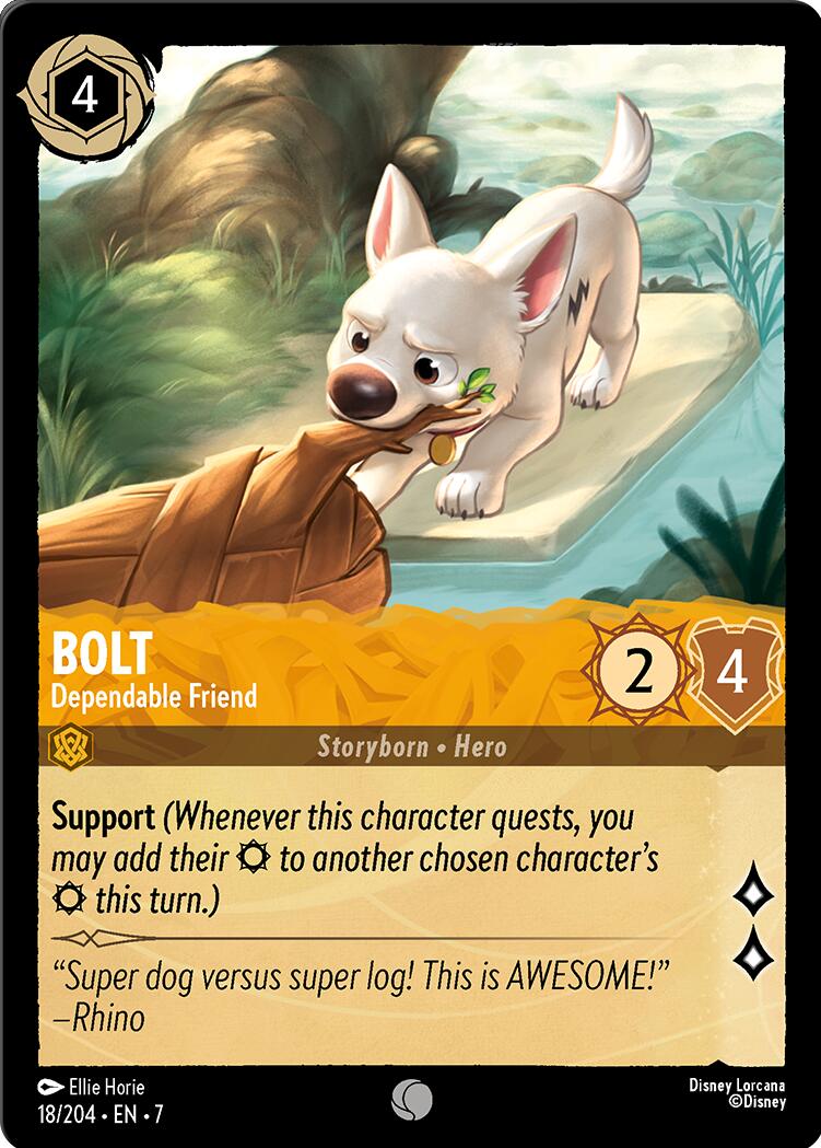Bolt - Dependable Friend (18/204) [Archazia's Island] | Tabernacle Games