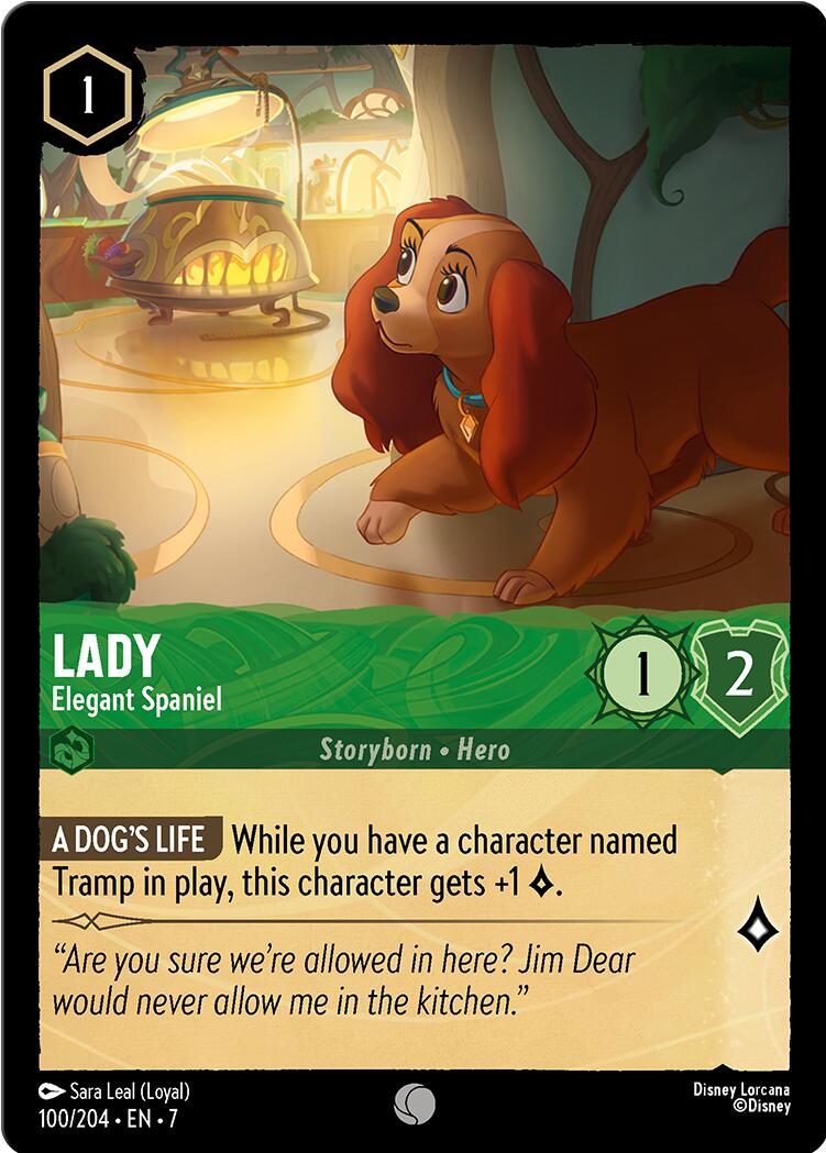 Lady - Elegant Spaniel (100/204) [Archazia's Island] | Tabernacle Games