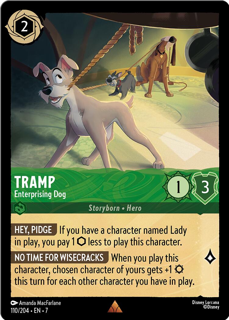 Tramp - Enterprising Dog (110/204) [Archazia's Island] | Tabernacle Games