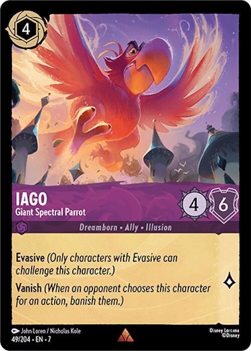 Iago - Giant Spectral Parrot (49/204) [Archazia's Island] | Tabernacle Games