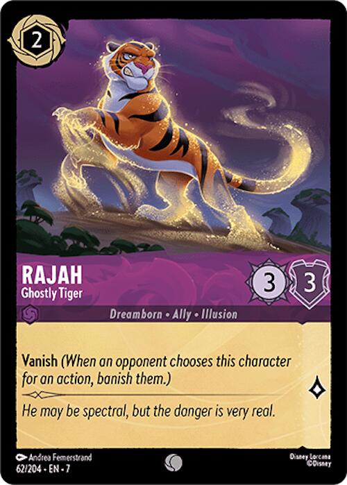 Rajah - Ghostly Tiger (62/204) [Archazia's Island] | Tabernacle Games