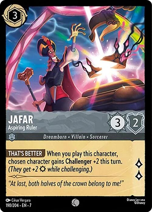 Jafar - Aspiring Ruler (190/204) [Archazia's Island] | Tabernacle Games
